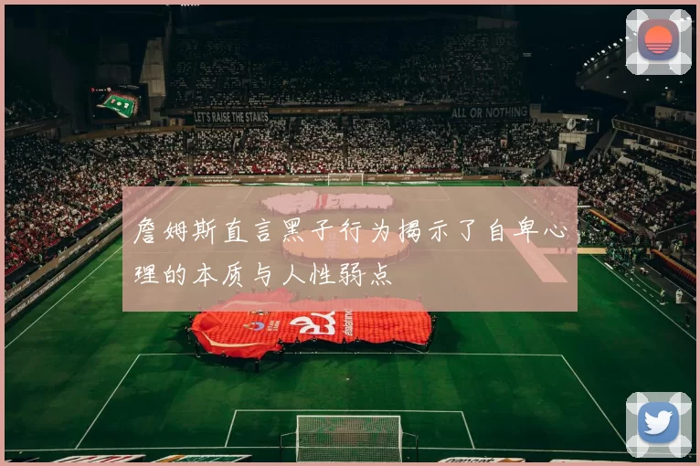 詹姆斯直言黑子行为揭示了自卑心理的本质与人性弱点